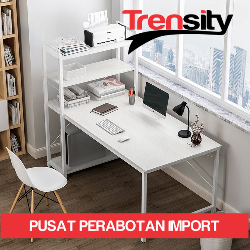 Meja Komputer/Meja belajar/meja kantor/meja pc/Meja 1 Meter/lemari meja belajar(H table) *TRENSITY*