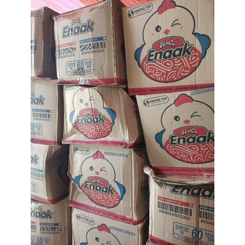

Mi Gemez Enaak Spicy [1 Dus @60Pcs x 26gr]