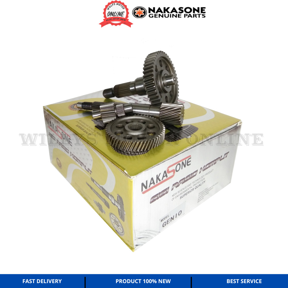 GIGI RASIO GENIO BEAT DELUXE SET NAKASONE GEARBOX RASIO GENIO