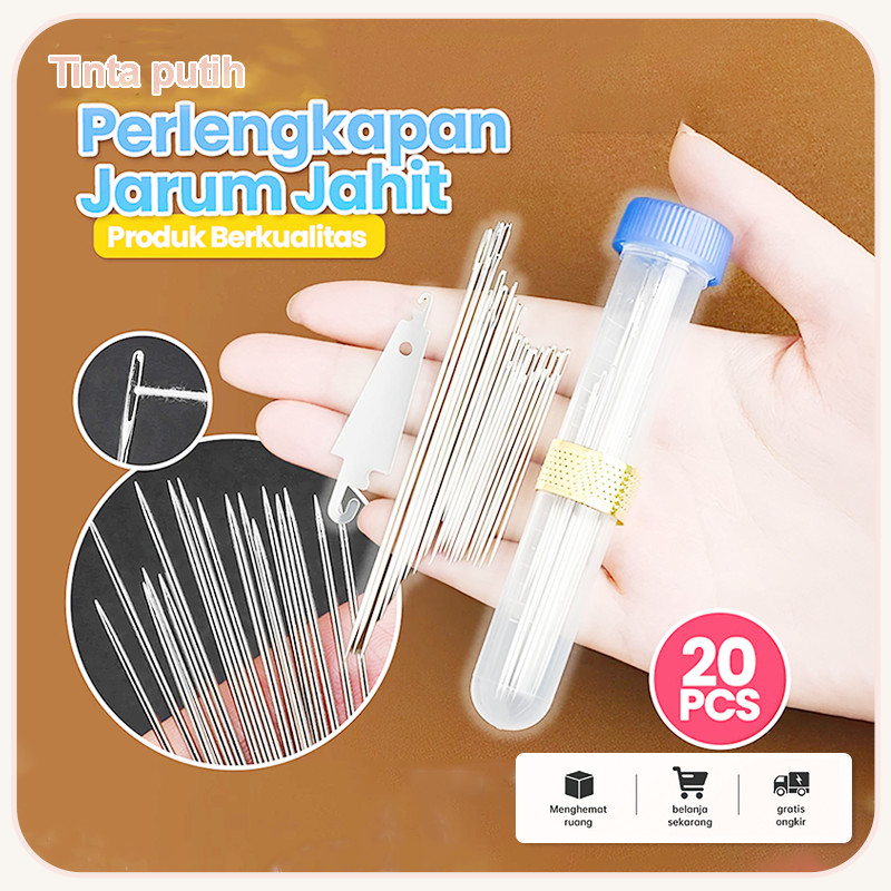 Jarum Jahit Tangan Diperpanjang, Jarum Panjang, Jarum Selimut Tebal Besar, Jarum Pakaian Jahit Tanga