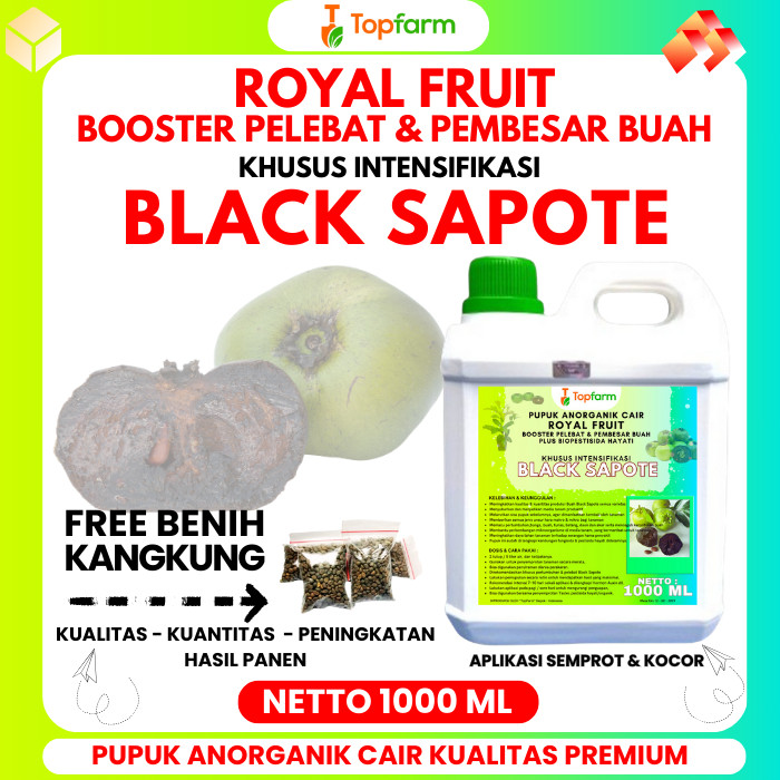 Pupuk Topfarm / Pupuk Black Sapote Terbaik / Pupuk Khusus Tanaman Black Sapote / Pupuk Booster Black