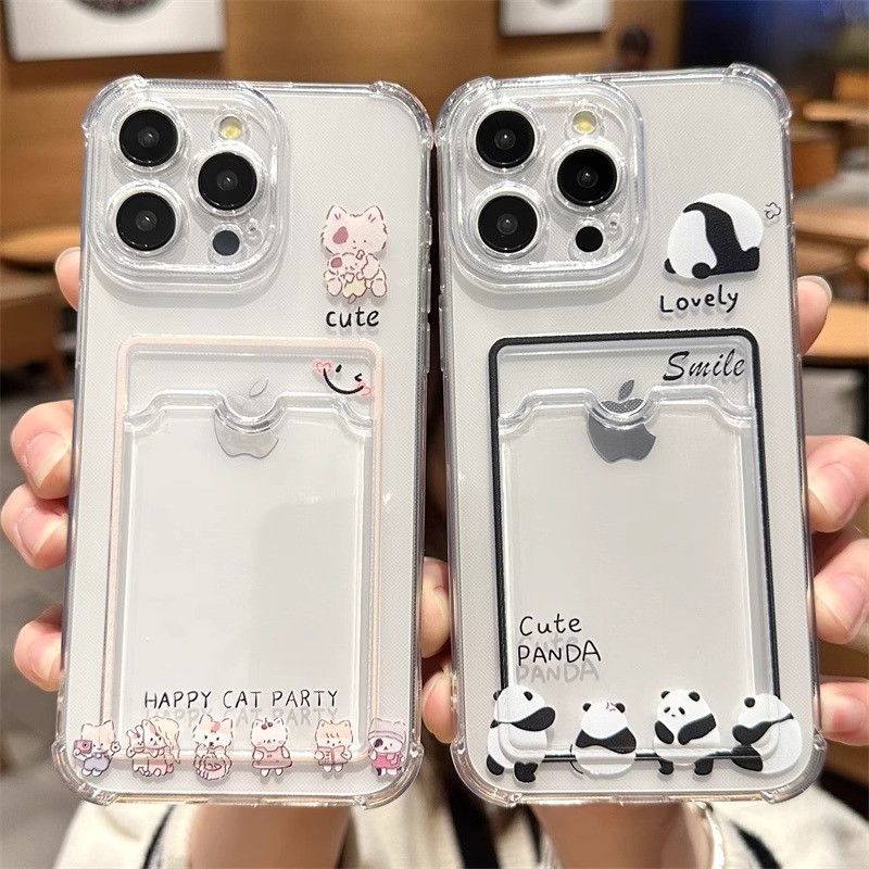 case OPPO Reno 13F 4G 5G Untuk Hp Casing Tempat Kotak Kartu Cassing Card Holder Softcase KBFSHN014