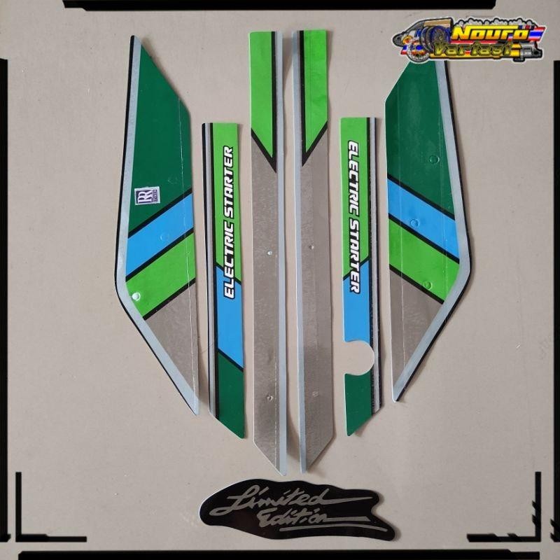 COD aksesoris Motorcycle striping honda astrea prima 1990 hitam limited list body e standar berkuali