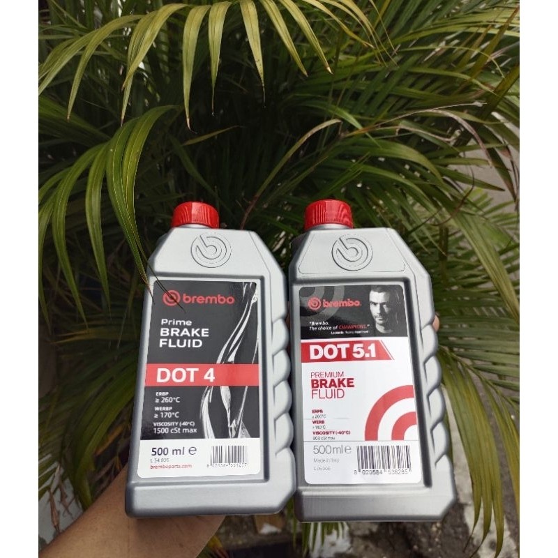 minyak rem minyak master rem brembo 500ml motor mobil original brembo dot4 dan dot 5