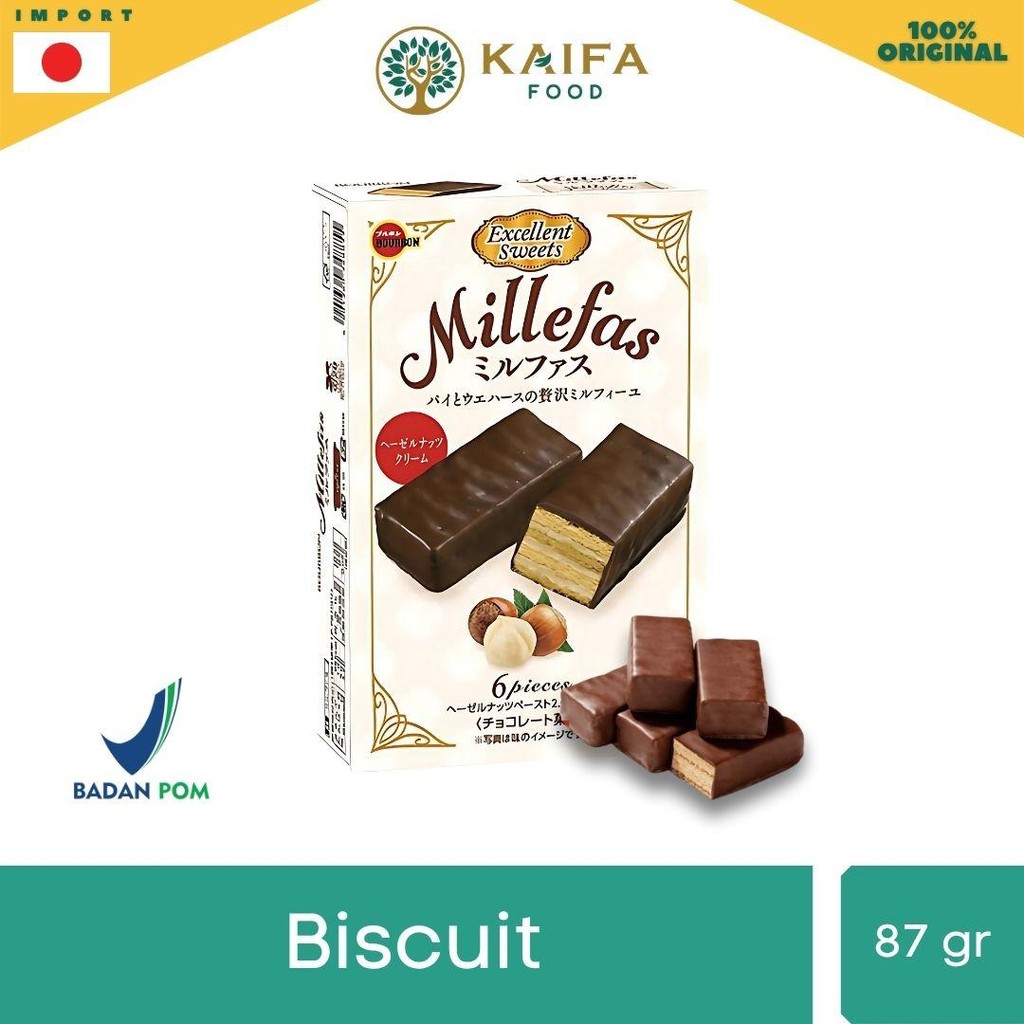 

Bourbon Excellent Sweets Series - Camilan khas Jepang