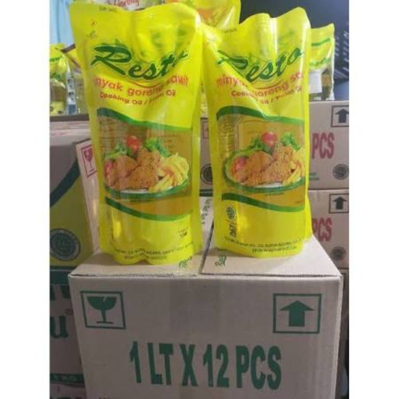 

Minyak Goreng Resto 1 Liter Isi 12 Dus Bening Vitamin