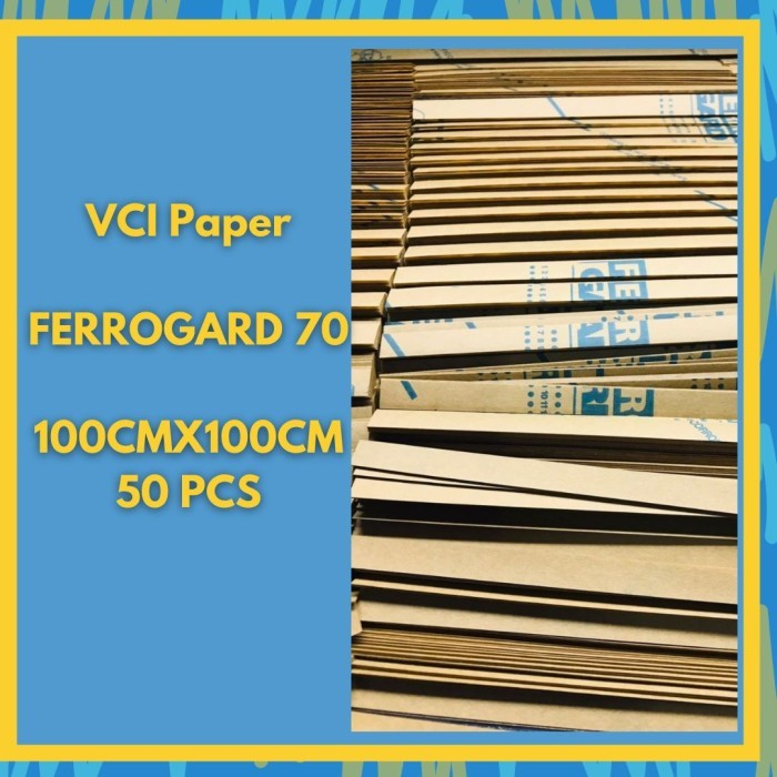 best -KERTAS ANTI KARAT VCI PAPER FERROGARD 70 100CM X 100CM 50 PCS