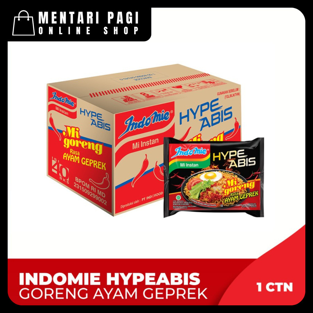 

Indomie Goreng Ayam Geprek - 1 Dus 40 Pcs