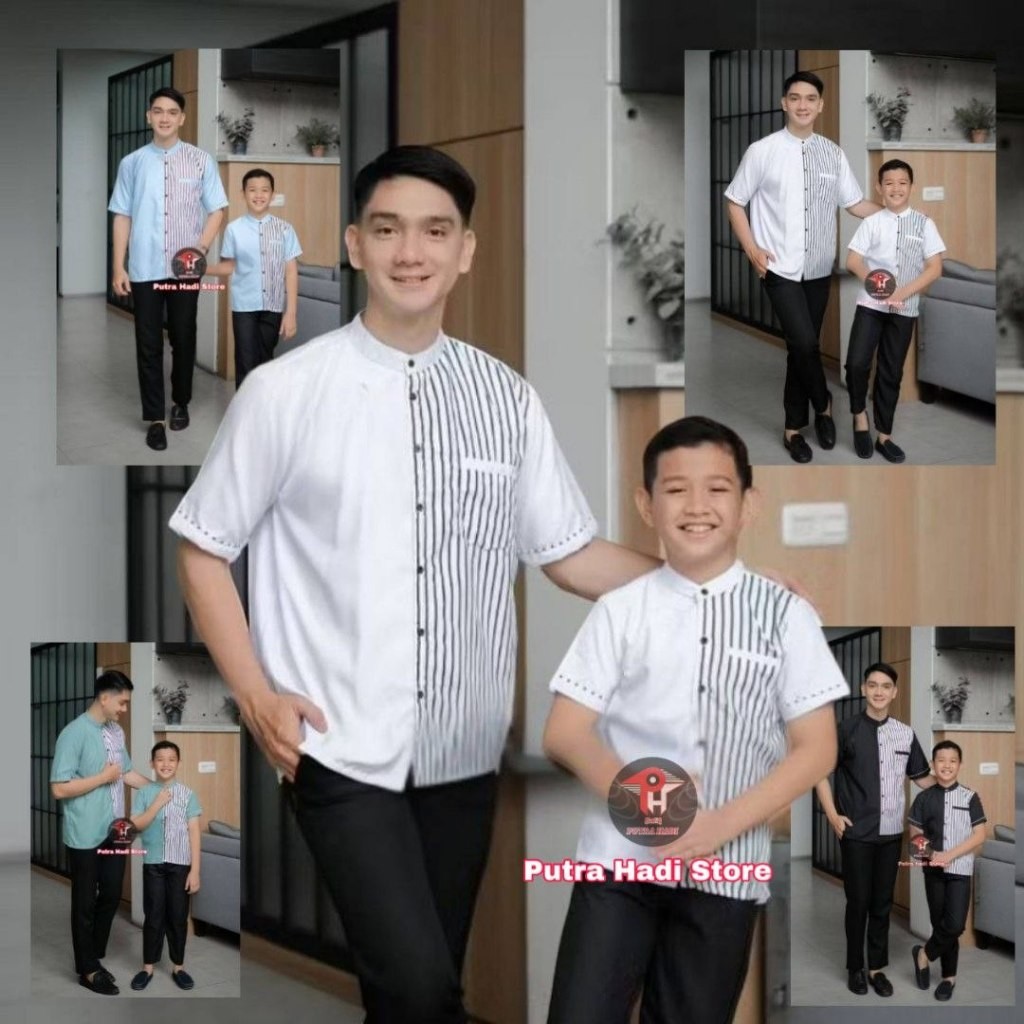 KOKO COUPLE AYAH DAN ANAK PREMIUM / QURTA PAKISTAN KAPEL AYAH DAN ANAK LAKI LAKI TERBARU - KOKO COUP