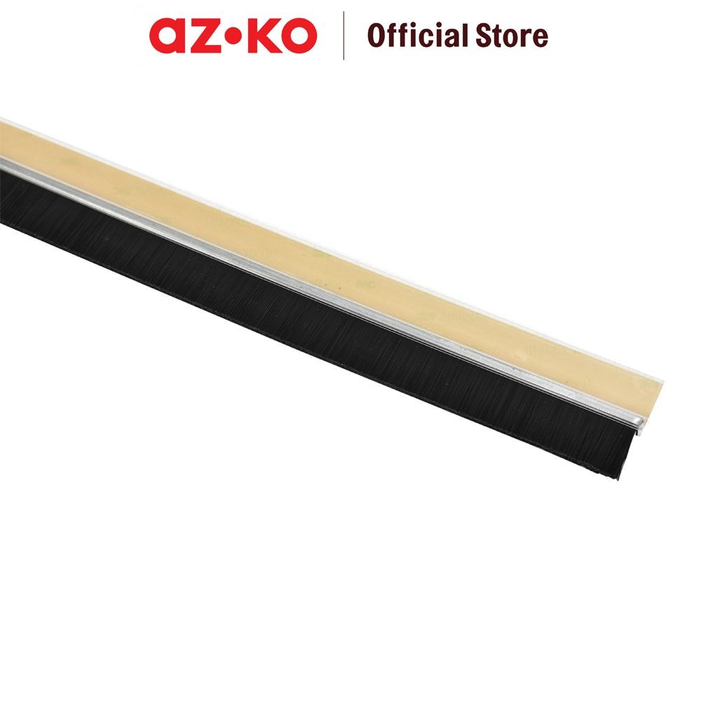 AZKO Krisbow Penutup Lubang Bawah Pintu Pvc-Brush 91 cm - Transparan Bottom Door Seal Penutup Celah 