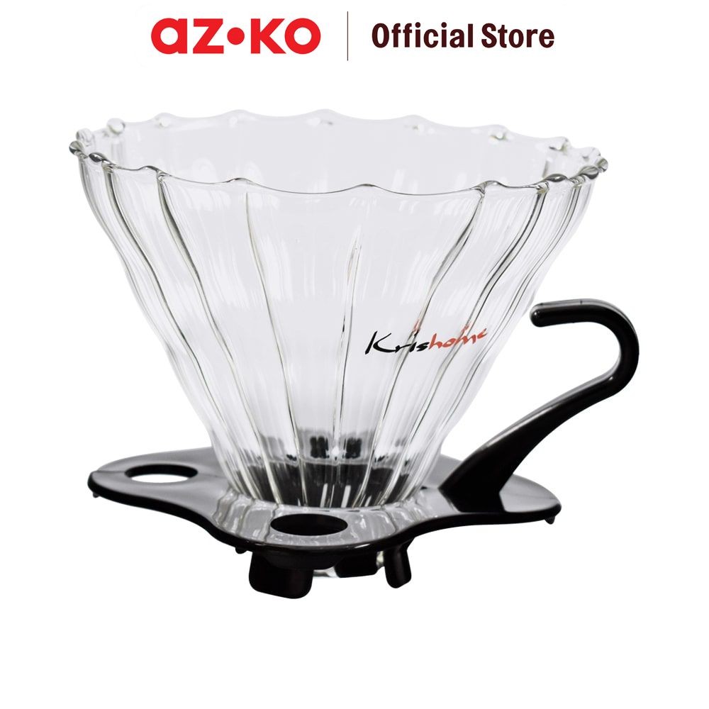AZKO Krishome Dripper Kopi V 60 Coffee Brewing Dripper Alat Pembuat Kopi Alat Penyeduh Kopi Perlengk