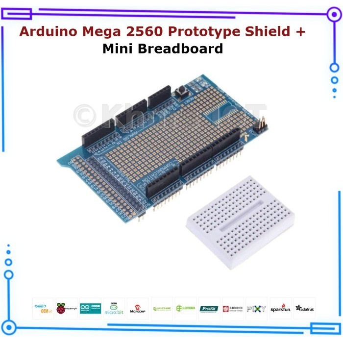 GB99 Arduino Mega 2560 Prototype Shield + Mini Breadboard