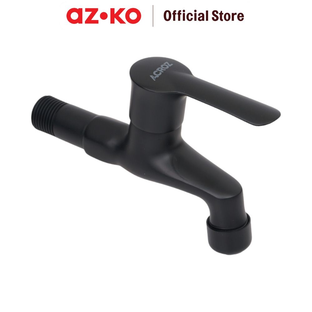 AZKO Acroz Veneto Keran Kamar Mandi Long - Hitam Kran Air Kamar Mandi Keran Shower Bak Mandi Keran A