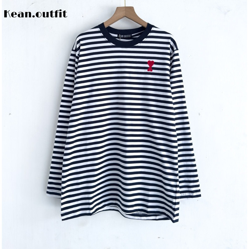 Atasan strip amilove kean.outfit