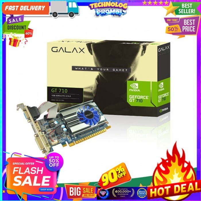 Galax Geforce GT 710 1GB DDR3 - Support Low Profile