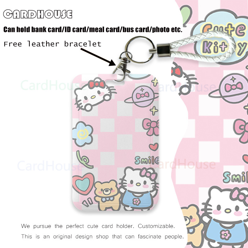 

( CardHouse ) ID CARD HOLDER Hellokitty LT110 Tempat Kartu Photocard Photo Card Kartun Aesthetic
