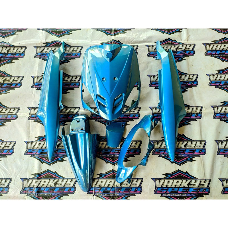 COD cover bodi halus mio sporty/mio smile 2005-2011 bubble gum lembayung gold MOTOR