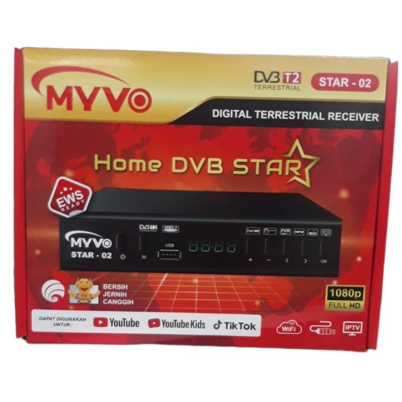 Myvo star 02 stb tv set top box tv digital receiver all tv