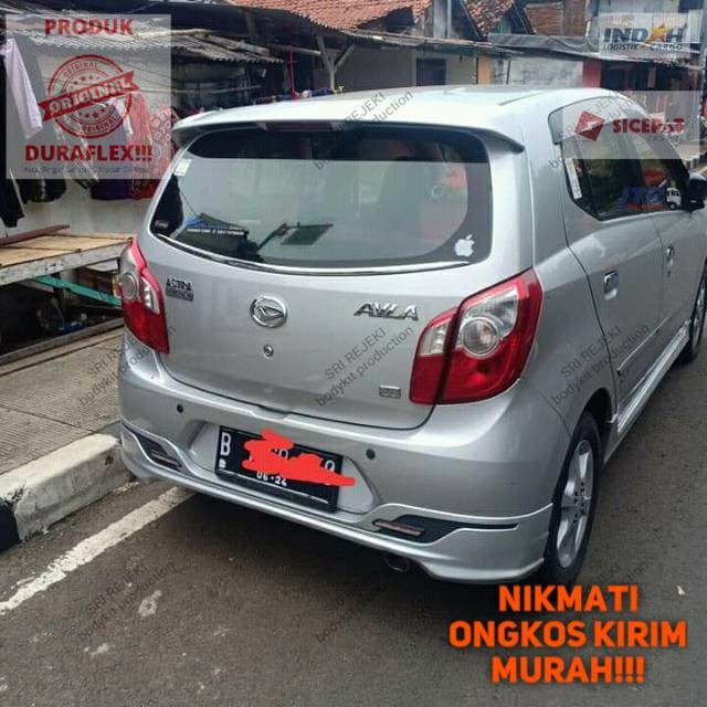 Promo Aksesoris Mobil Bodykit Belakang Ayla Agya Model Trd