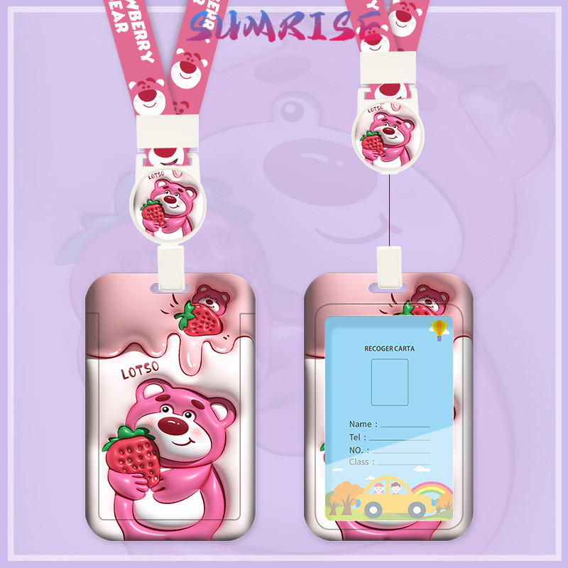 

3D Name Tags Kartun Karakter Tali Gantungan Name Tag Id Card Id Card Karakter Tali Photocard Holder Tempat Kartu