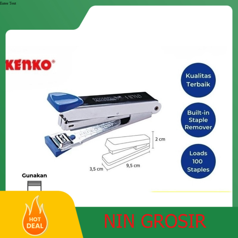 

KENKO STAPLES HD-10 - ALAT STAPLER TANGAN- STRAPLER HECTER