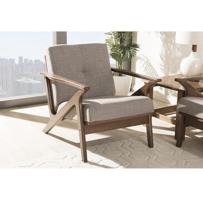 Kursi Sofa Teras Tamu Minimalis Modern Kayu Jati Bantalan