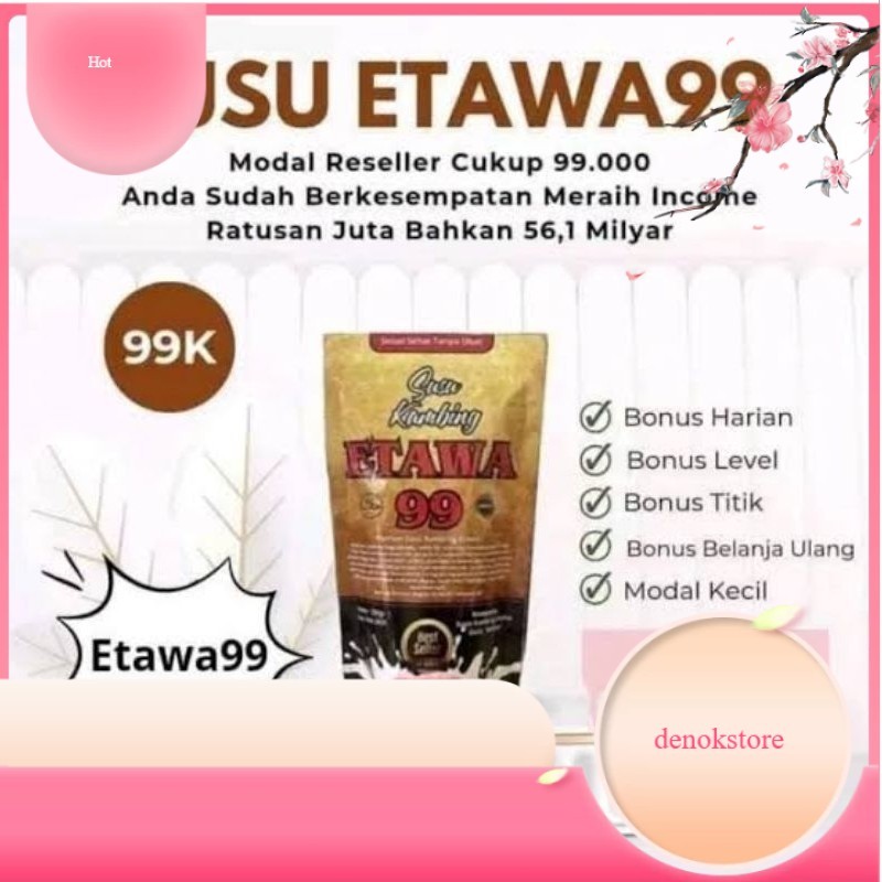 

SUSU KAMBING ETAWA99 PLUS GULA AREN 1 BUNGKUS 250 GR