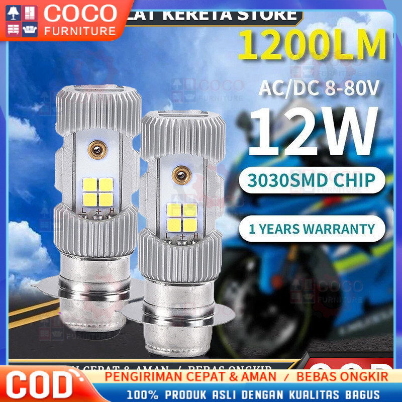 LED Lampu Depan Motor Lampu Led Motor Super Terang Depan Lampu H6 Led Motor Bohlam Lampu Depan Seped