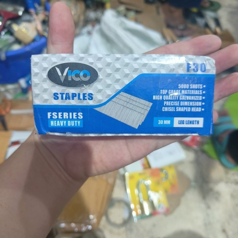 

PROMO ONGKIR VICO Paku Tembak F10 15 20 25 30 Refill Staple Tacker Stapler Hekter Isi Staples rj
