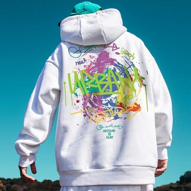 HOODIE JUMPER GRAFITI URBAN HOODIE PULFRIN
