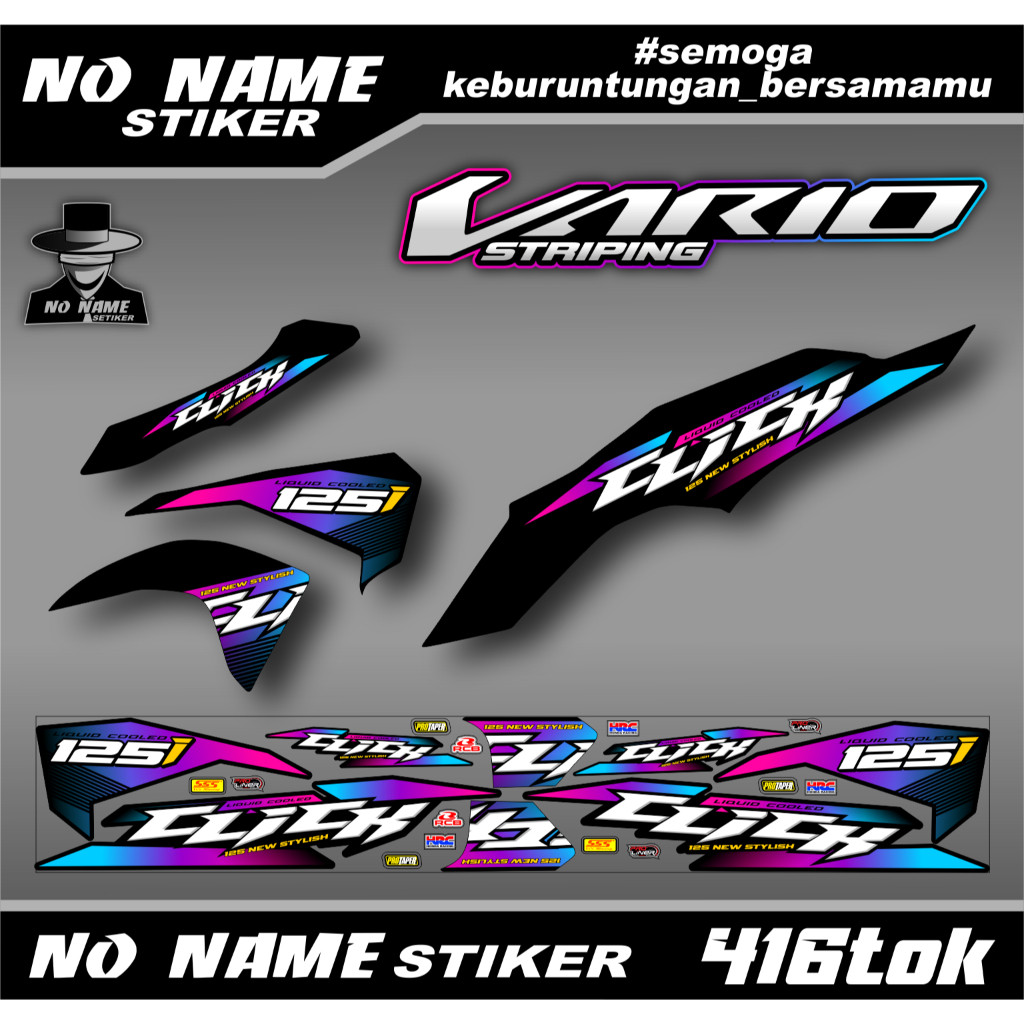 Striping Variasi Vario 125 new Variasi Lis Semifull Vario 125 new
