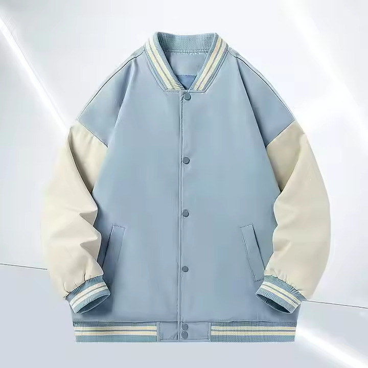 Varsity Baseball Jaket Pria Wanita Couple Oversize XS S M L XL 2XL 3XL 4XL 5XL Style Korea Kekinian