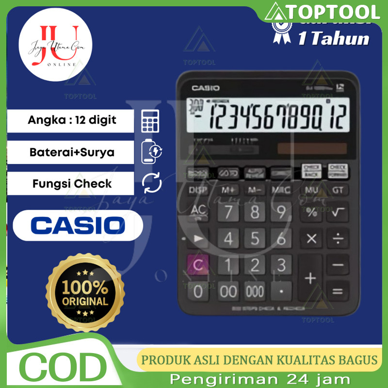 

CASIO Desktop Calculator /Kalkulator kerja Casio ilmiah MJ-120D PLUS/DJ-120D PLUS Kalkulator Casio Scientific Calculator Kalkulator Meja Check Correct 100% asli