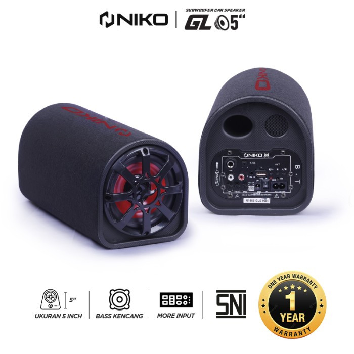 Niko GL5 Speaker Bluetooth Subwoofer Super Bass