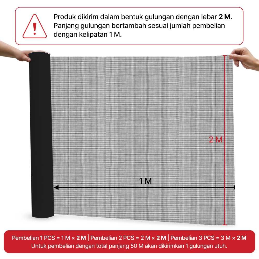 COD Alat Jaring Net Perangkap Anti Nyamuk Di Jendela Ventilasi Udara Rumah Kamar Tidur Polos Tebal T