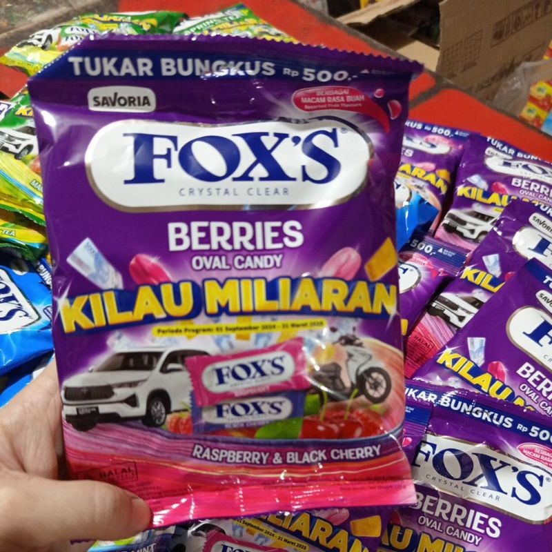 

Permen FOX'S 90gr | berries | lemon&apel | mango&apel | lemon&blackcurrant