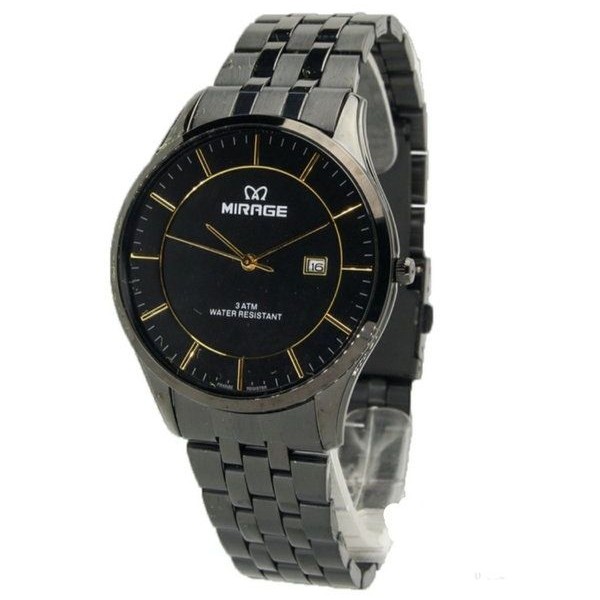 Jam Tangan Pria Mirage 8544 Hitam ut