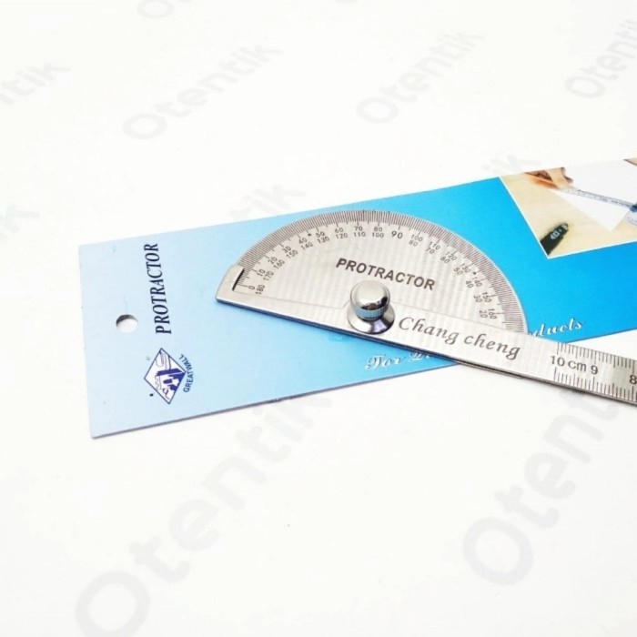 

RB PENGGARIS BUSUR DERAJAT 180 / PROTRACTOR STAINLESS 10CM - 180 DERAJAT - GARISAN DENGAN BUSUR
