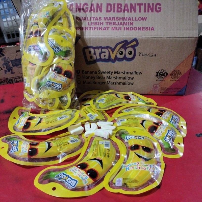 

MARHMALLOW Banana Sweety 1 bungkus isi 10pcs