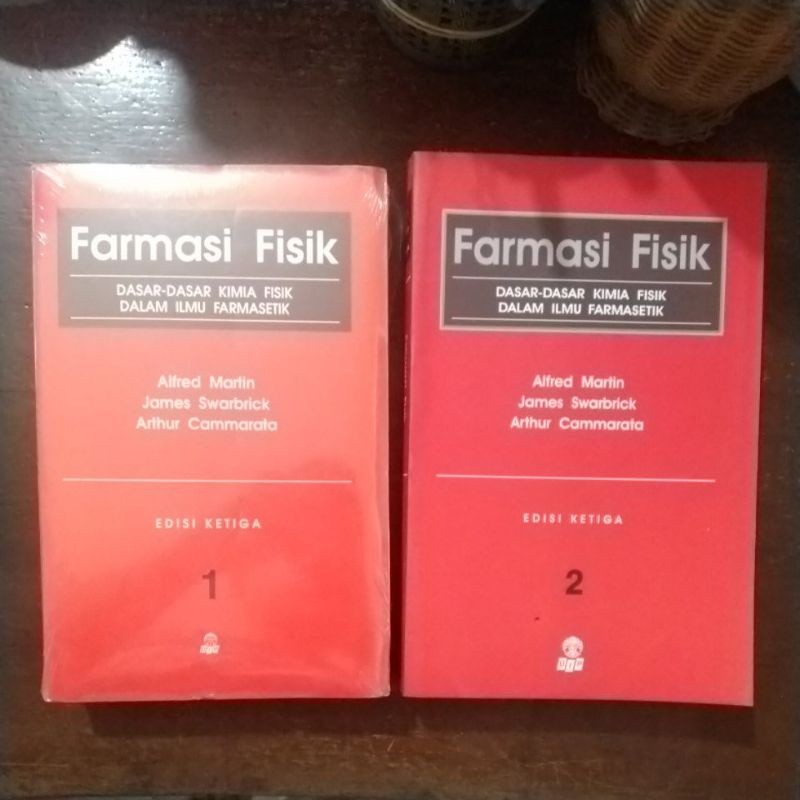 Buku (Set) Farmasi Fisik Dasar-dasar Kimia Fisik dalam Ilmu Farmasetik 1 & 2 / Alfred Martin