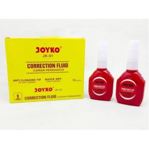 

TERBARU TIP EX CAIR JOYKO JK-01 [LUSIN -12 PCS]