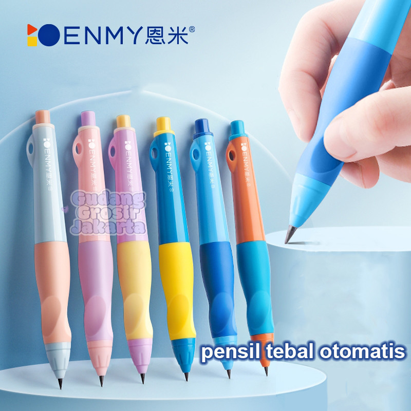 

ENMY Pensil Tebal OtomatisTerus-Menerus Inti Anak-Anak Khusus Pensil Latihan Koreksi Kata