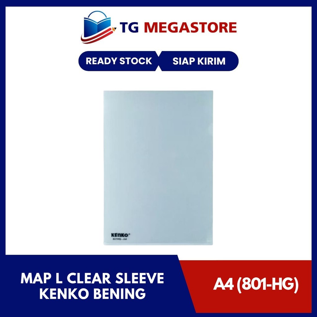 

Map L Clear Sleeve A4 Kenko Bening ( 801-HG )