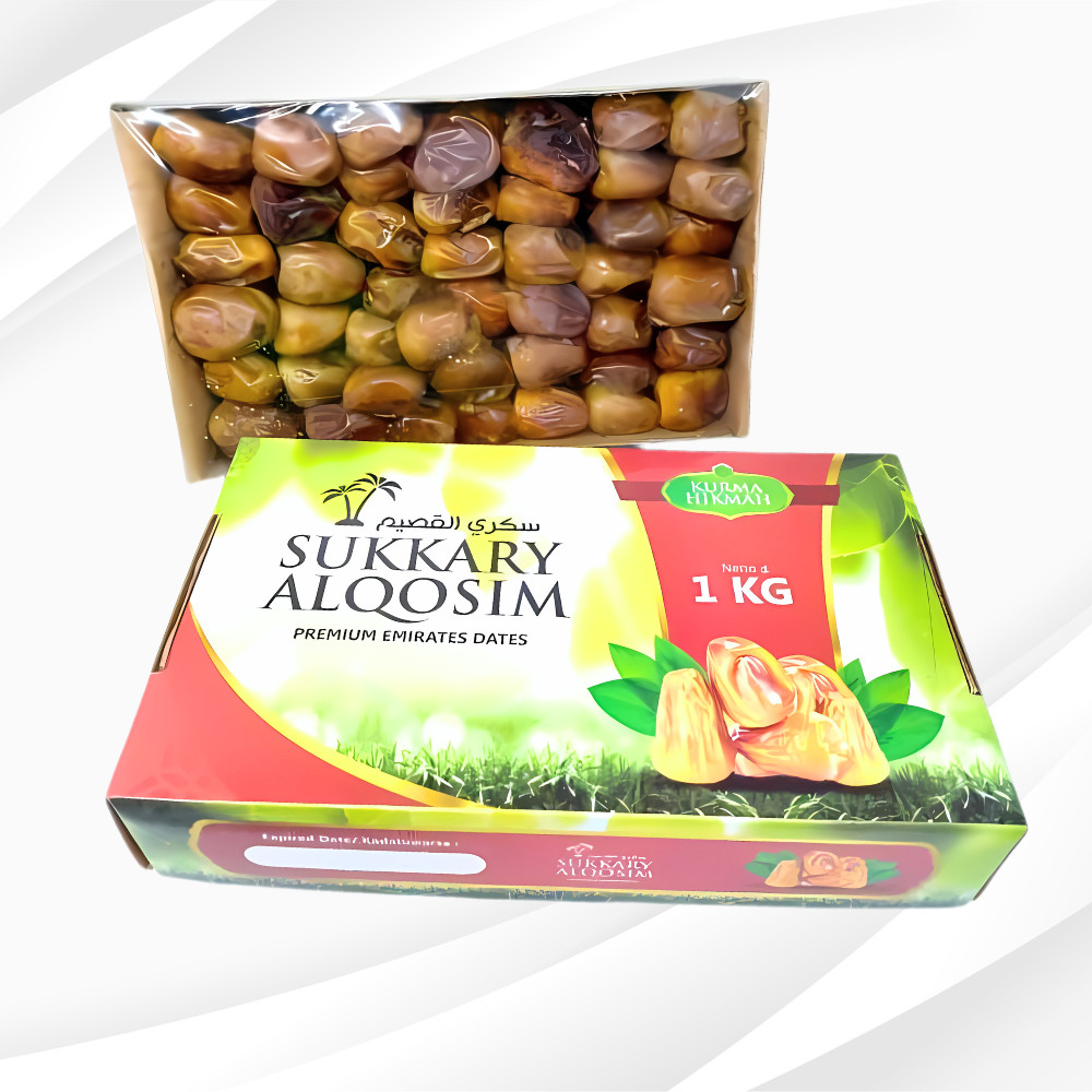 

Kurma Sukari hikmah 1kg ( Kardus merah ) | 1000gram 1000gr 100% ORIGINAL korma qurma qorma khurma khorma dates kurma sukary sukkary sukarry sukarri sukkari sukari 1000 gram 1000 gr 1000 g 1000g 1kg 1 kg 1kilogram 1 kilogram