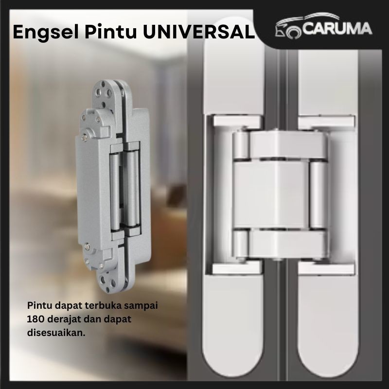 Engsel Pintu Premium / Invisible Hinge Engsel Pintu Tanam Door Hinge / Engsel Pintu Tanam Aluminium