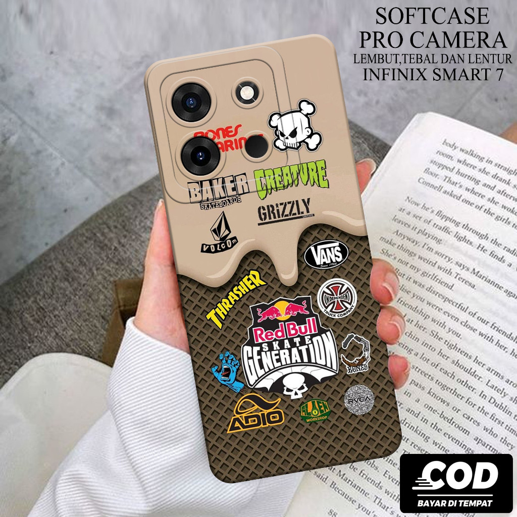 Case Hp Infinix Smart 7 2023 - Softcase Infinix Smart 7 Terbaru - Casing Infinix Smart 7 - Kesing In