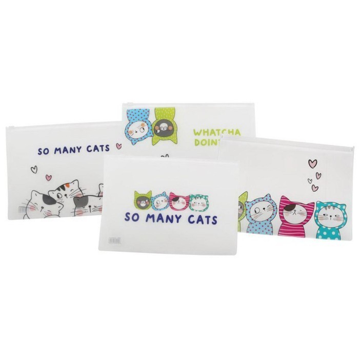 

Map Dokumen Zipper M&G So Many Cats Ukuran A5 ADM929FP Dokumen Bag Zipper Bag Transparant - SATUAN - ADM929FP ZIPER A5