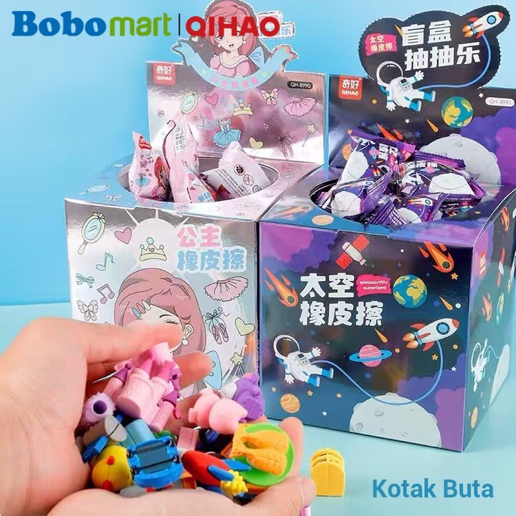 

BOBOMART 1 PCS PENGHAPUS ANAK SEKOLAH QIHAO QH-89 PENGHAPUS PENSIL KARAKTER LUCU