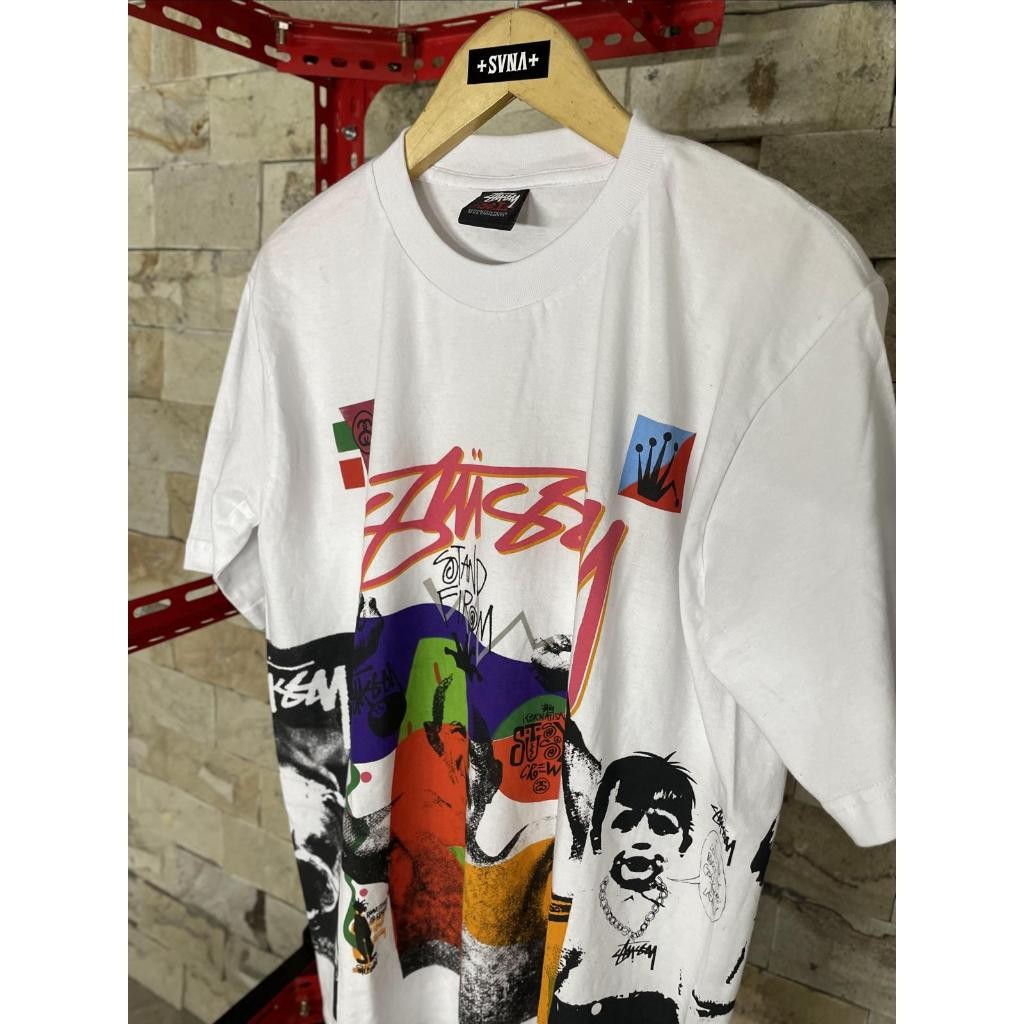 STUSSY KNOWLEDGE IS THE KING - VINTAGE TEES STUSSY