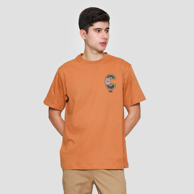 Star Wars Lucas Varsity Look No 77 - Chewbacca Print Kaos Pria 122429042